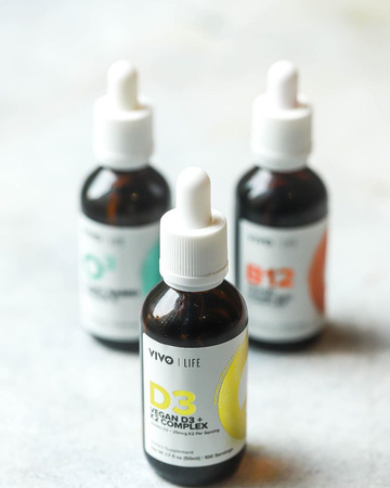 Wegańska witamina D3 z K2 - smak: cytrynowy (100 porcji/50 ml)