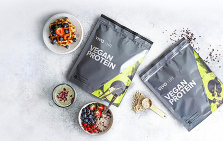 Vegan Protein Vivo Life waniliowe białko wegańskie (900 g / 30 porcji)